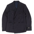 Louis Vuitton 23AW 1AFW57 Double-Breasted Cashmere & Wool Blend Pont Neuf Jacket Dark Grey 44