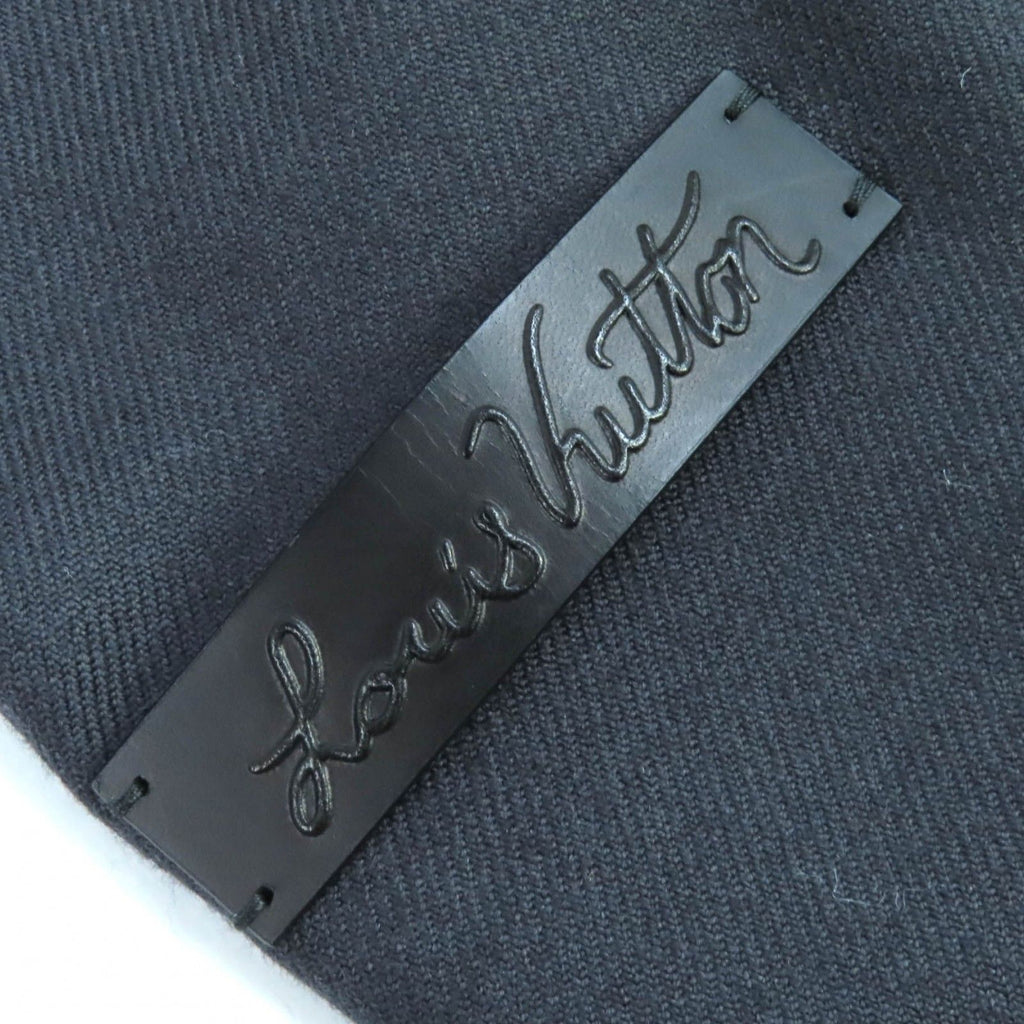 Louis Vuitton 23AW 1AFW57 Double-Breasted Cashmere & Wool Blend Pont Neuf Jacket Dark Grey 44
