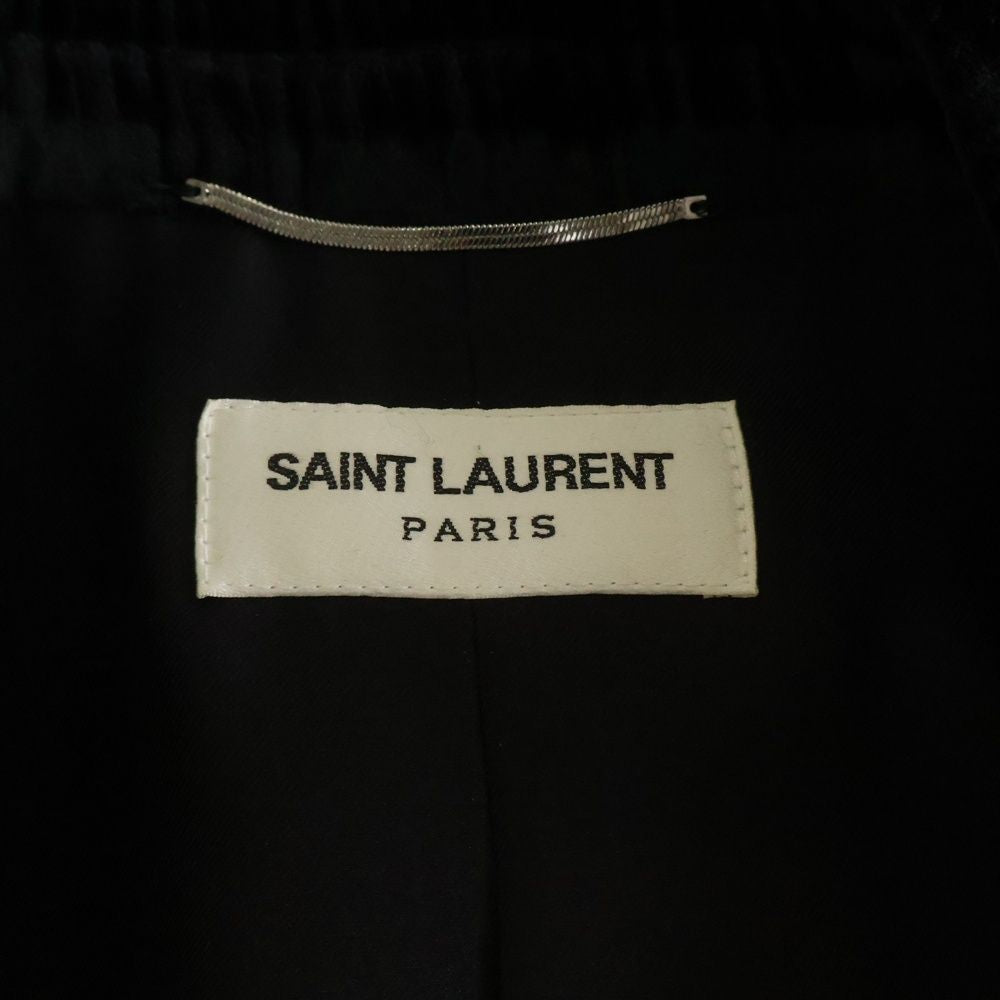 Saint Laurent Paris 20AW Velvet 1B Tailored Jacket Black 42