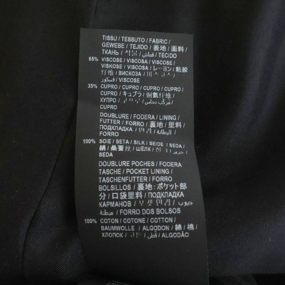 Saint Laurent Paris 20AW Velvet 1B Tailored Jacket Black 42