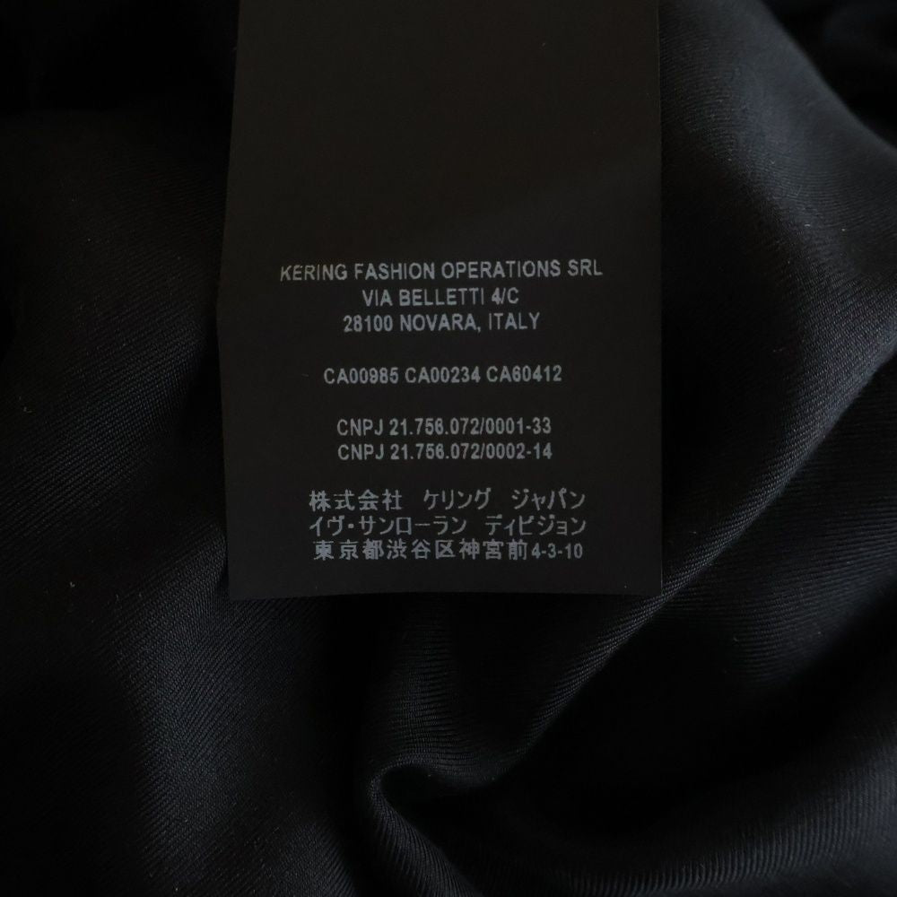 Saint Laurent Paris 20AW Velvet 1B Tailored Jacket Black 42