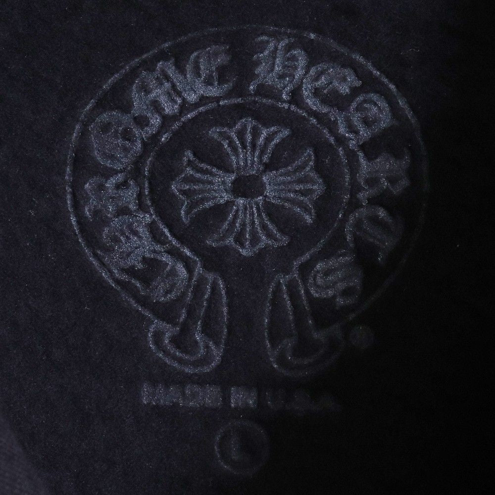 CHROME HEARTS Stencil Cross Plus Pullover Hoodie L Black