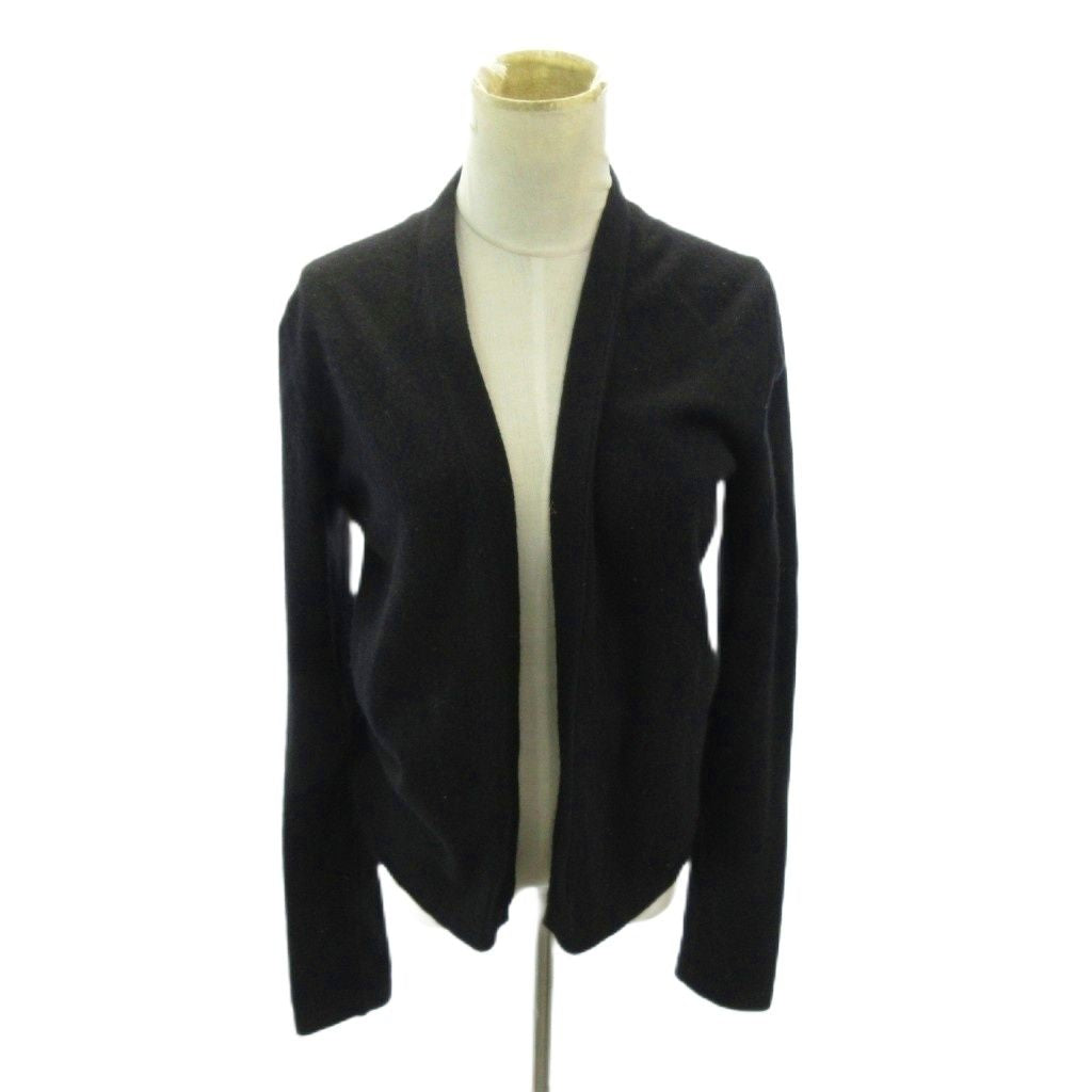 CHANEL 04A Cashmere Knit Cardigan Black Size 44 (XL)