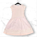 CHANEL Cotton Lace Dress Lame Tweed Coco Mark