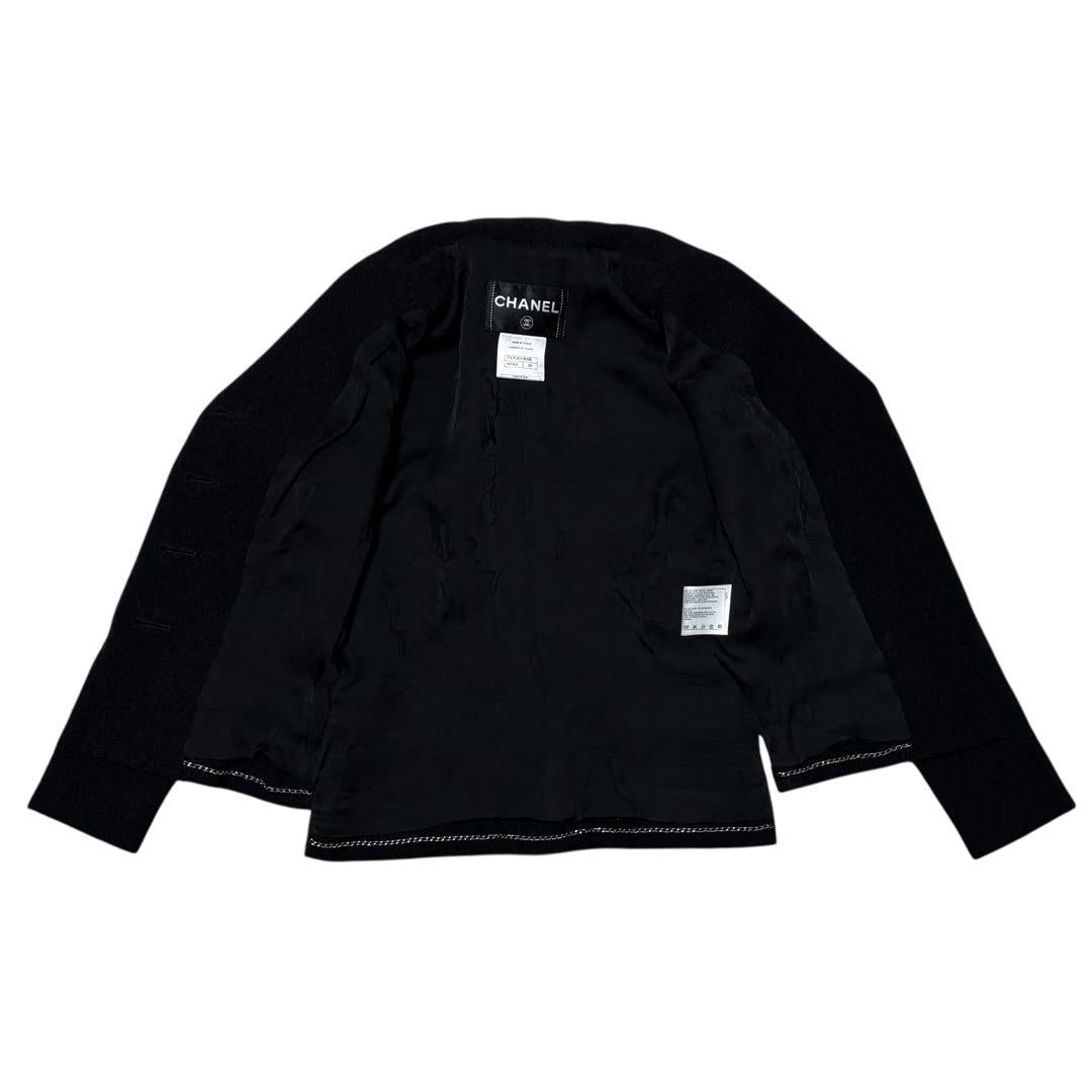 CHANEL Coco Mark Rhinestone Jacket Size 34