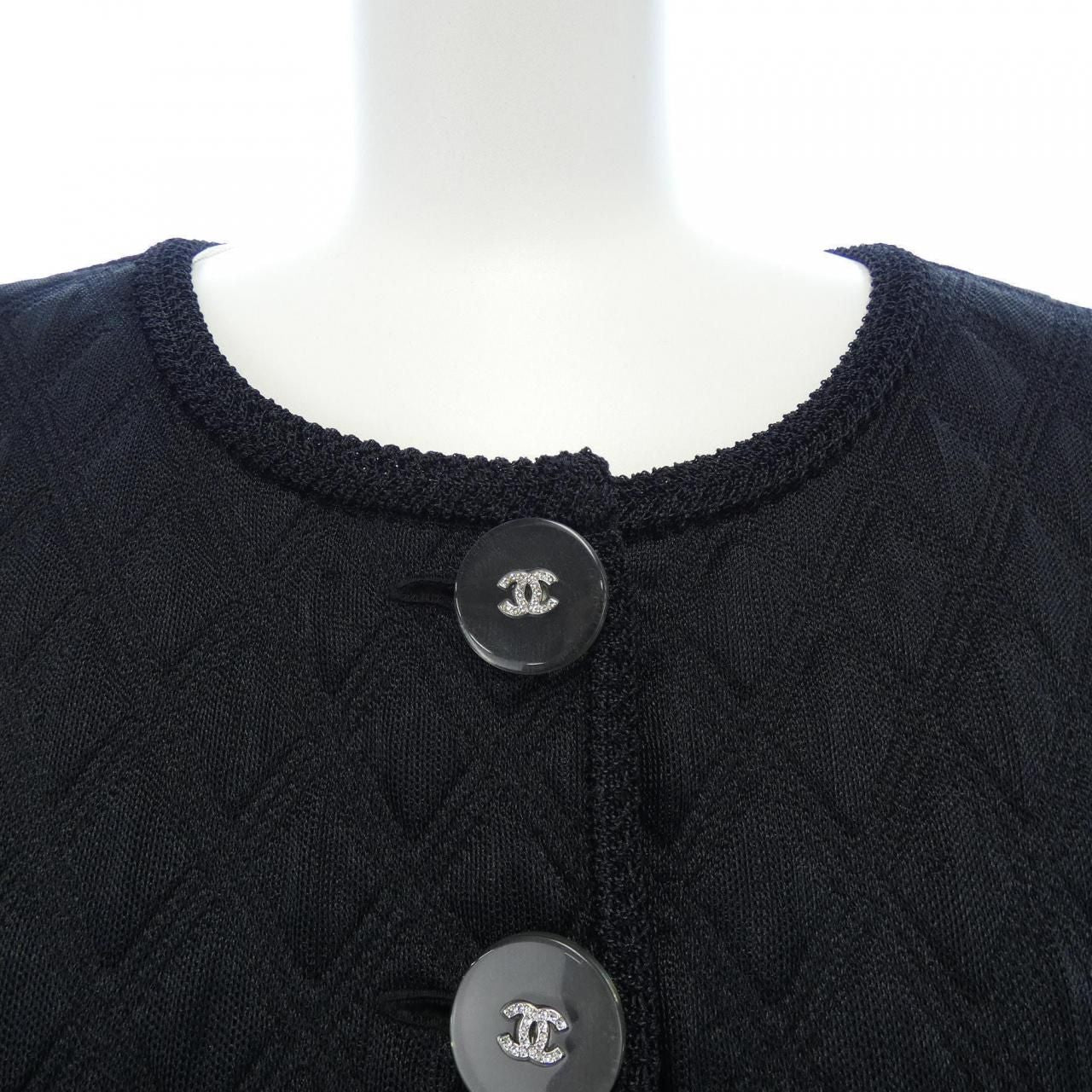 CHANEL Collarless Jacket Size 44