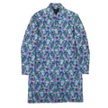 DIOR HOMME 21AW Kenny Scharf Marine Jacquard Stencil Collar Coat Navy Size 48