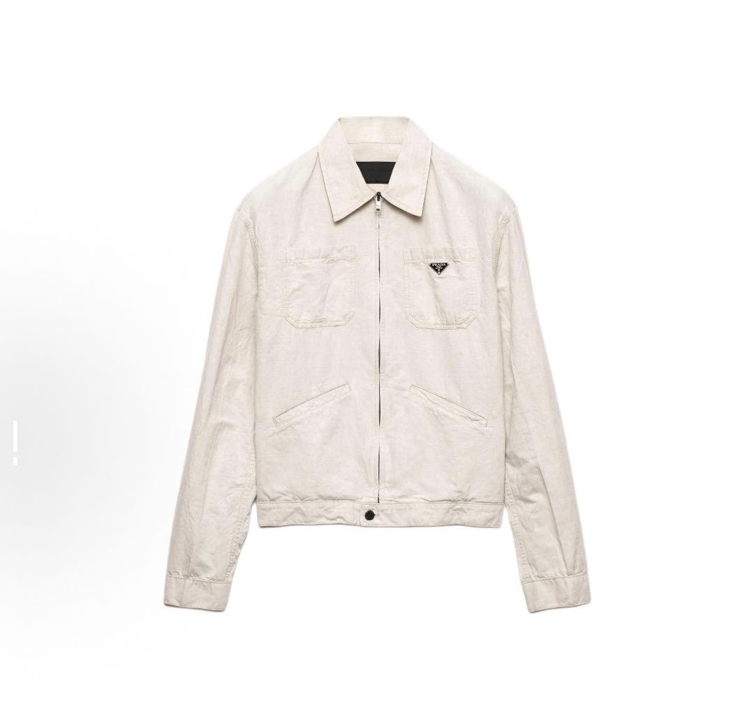 PRADA 25SS Linen Cotton Jacket