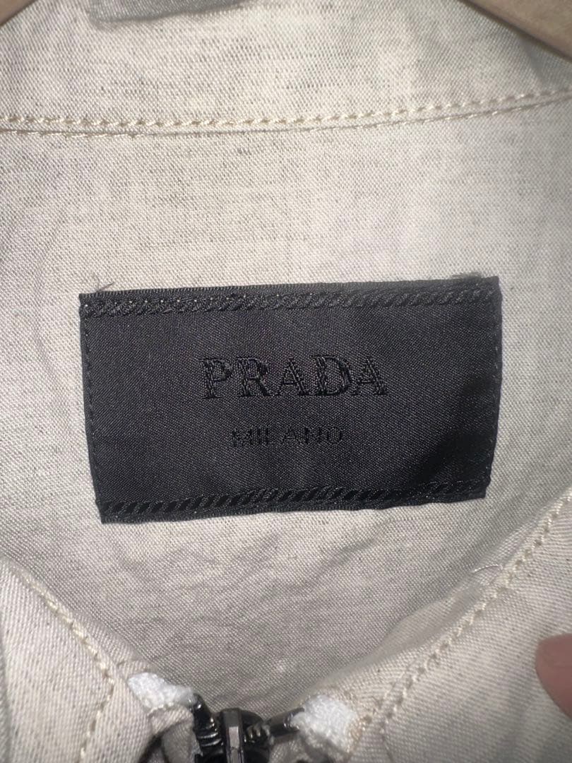 PRADA 25SS Linen Cotton Jacket