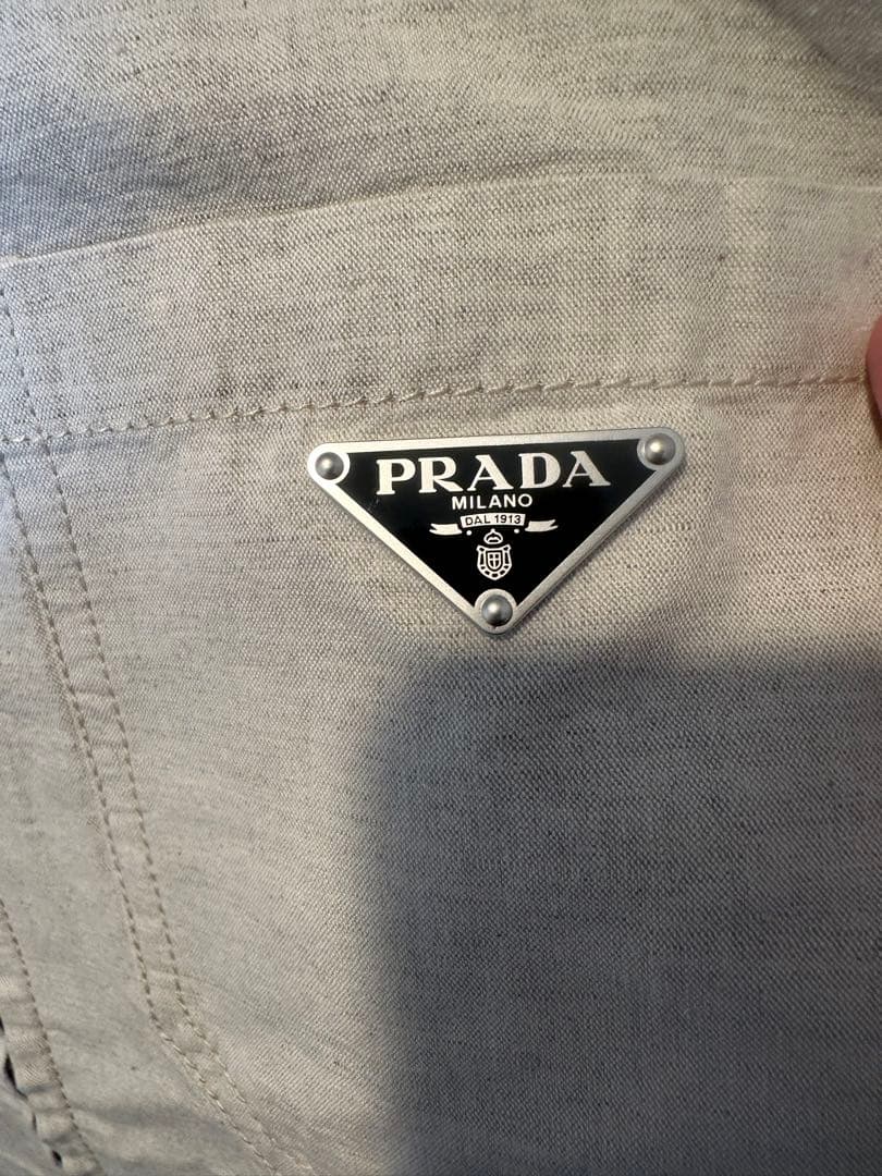 PRADA 25SS Linen Cotton Jacket
