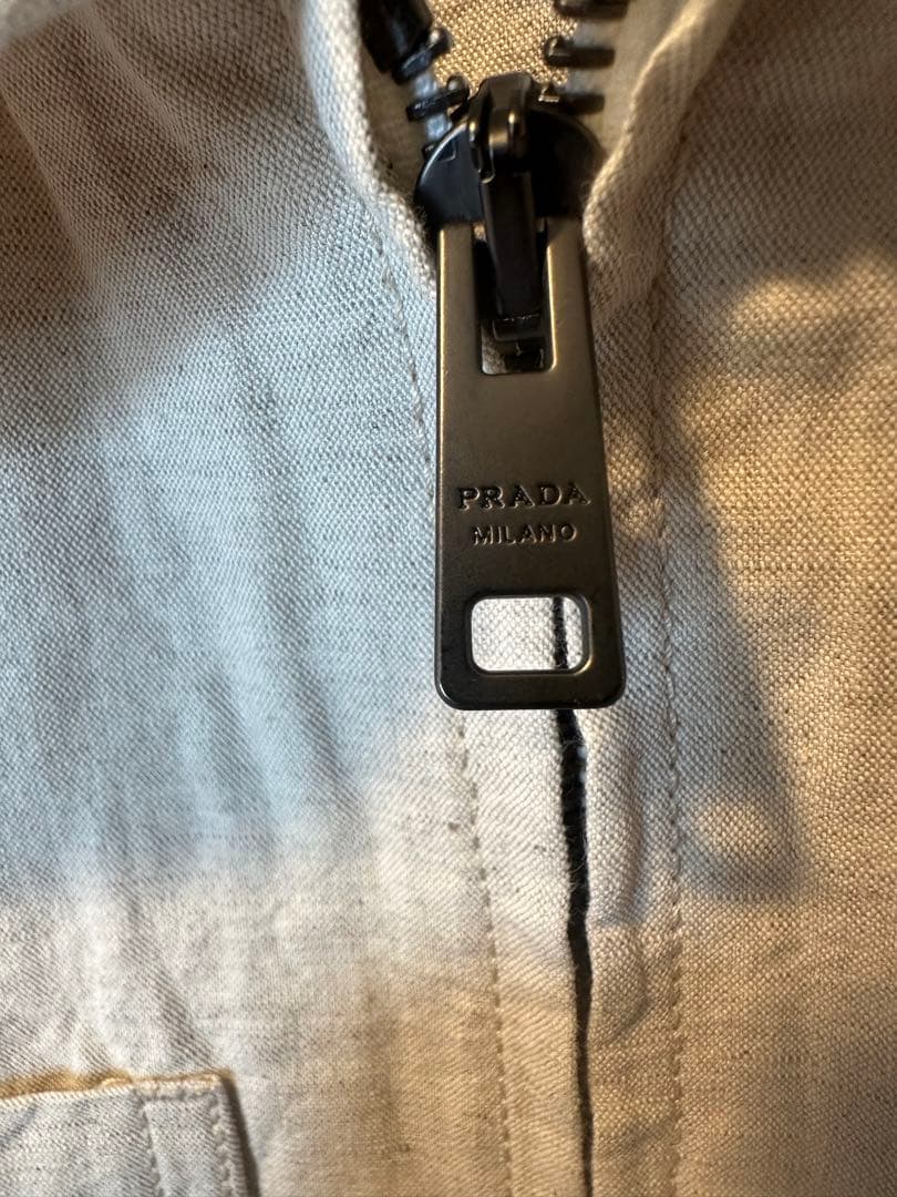 PRADA 25SS Linen Cotton Jacket