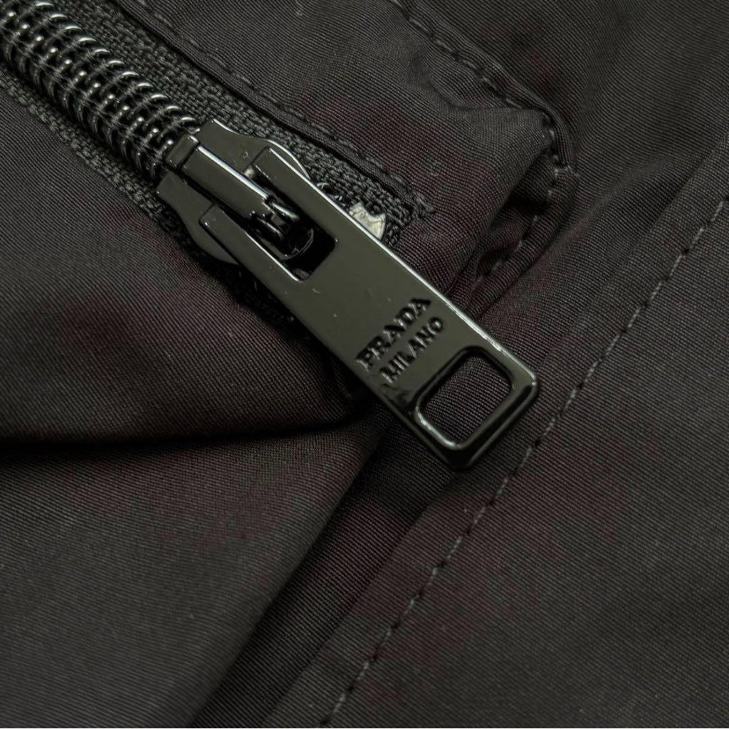 PRADA 24SS Multi-Pocket Tech Shirt Jacket Military Triangle Logo
