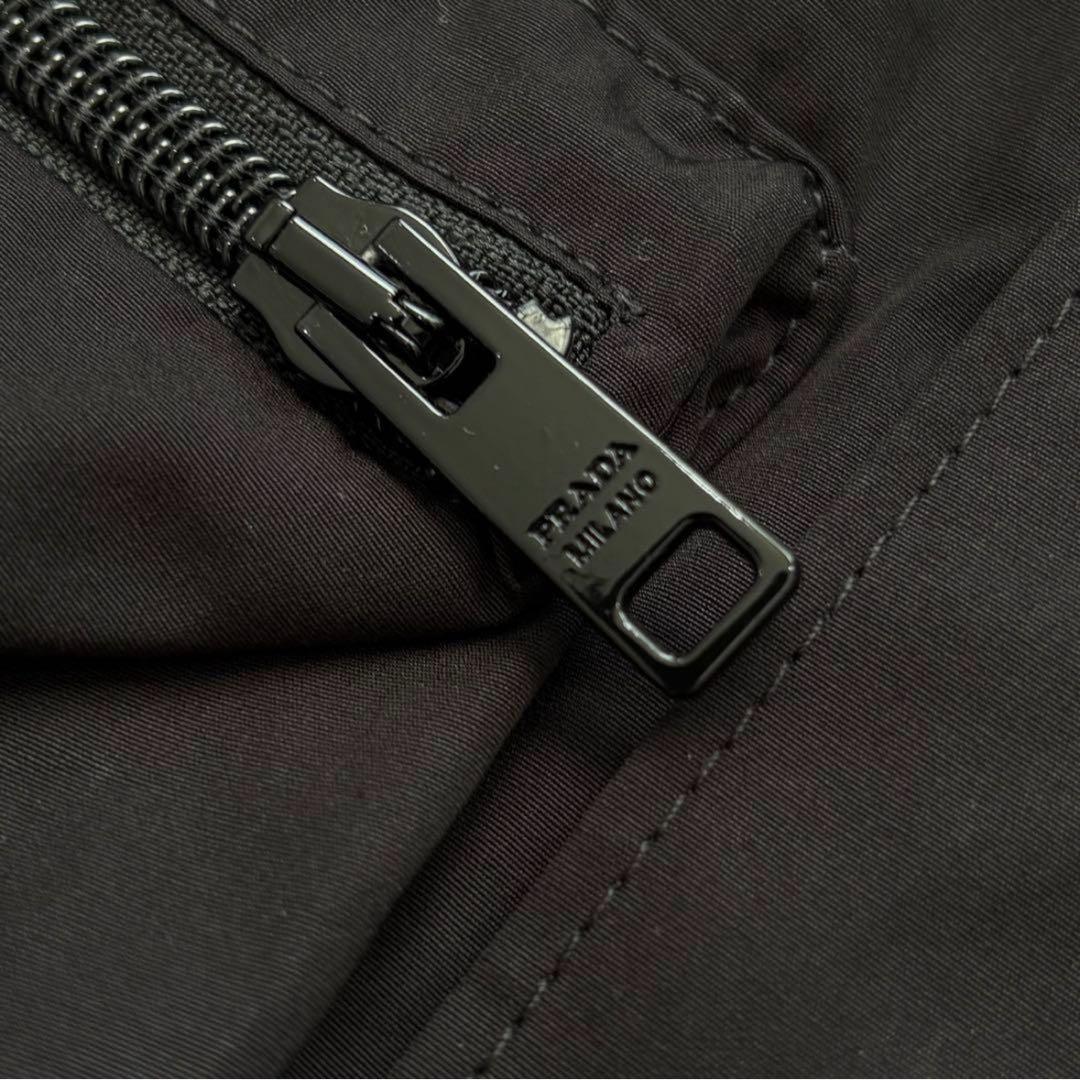 PRADA 24SS Multi-Pocket Tech Shirt Jacket Military Triangle Logo