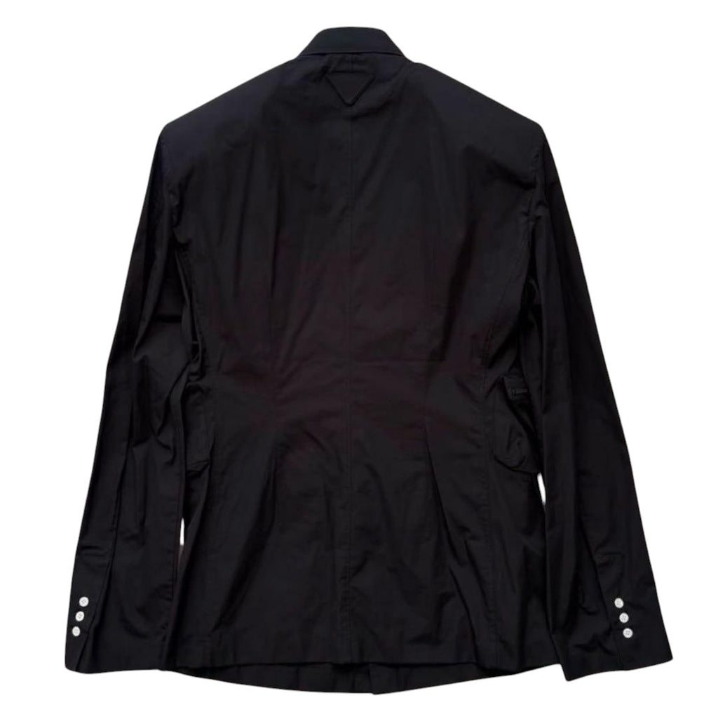 PRADA 24SS Multi-Pocket Tech Shirt Jacket Military Triangle Logo