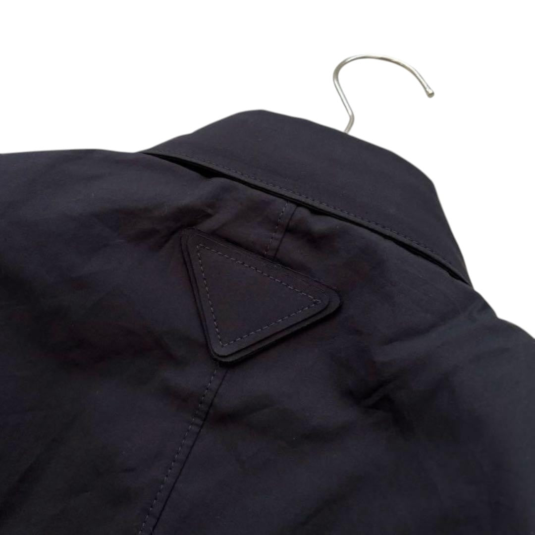 PRADA 24SS Multi-Pocket Tech Shirt Jacket Military Triangle Logo