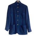 GIORGIO ARMANI 2way Stand Collar Tailored Jacket Navy Size 46