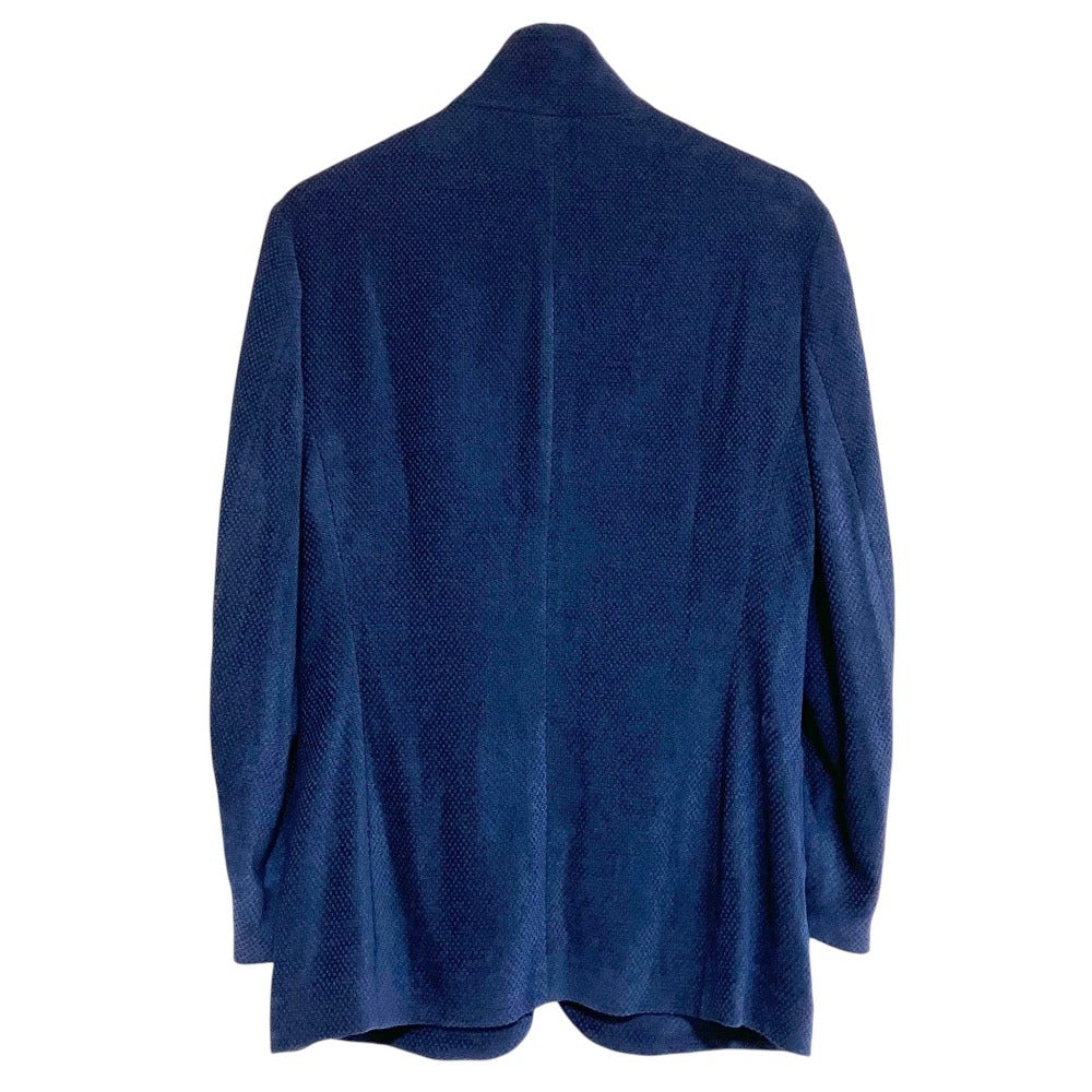 GIORGIO ARMANI 2way Stand Collar Tailored Jacket Navy Size 46