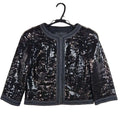 CHANEL Sequin CC Logo Jacket Size 38 — Near Mint