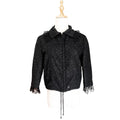 CHANEL CC Mark Embroidery Flower Lace Jacket