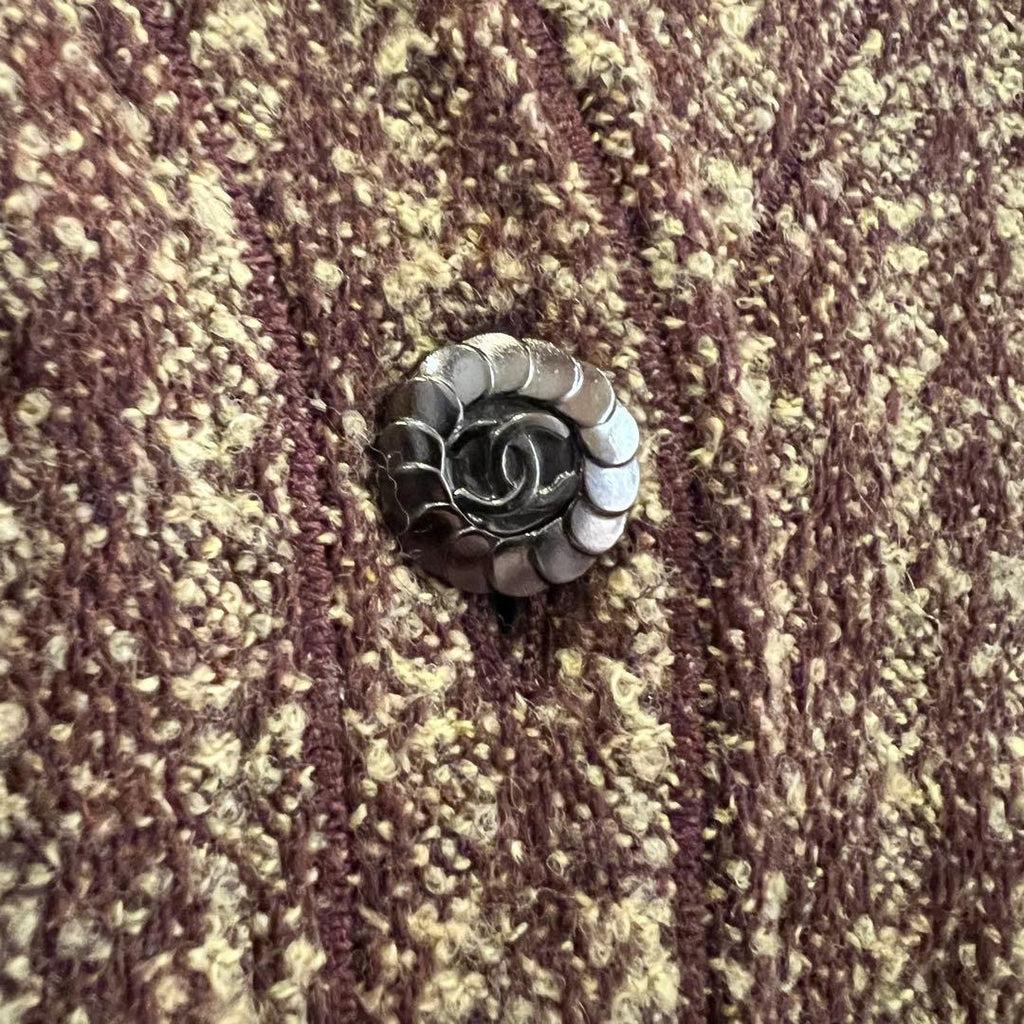 CHANEL 97A Tweed Jacket CC Mark