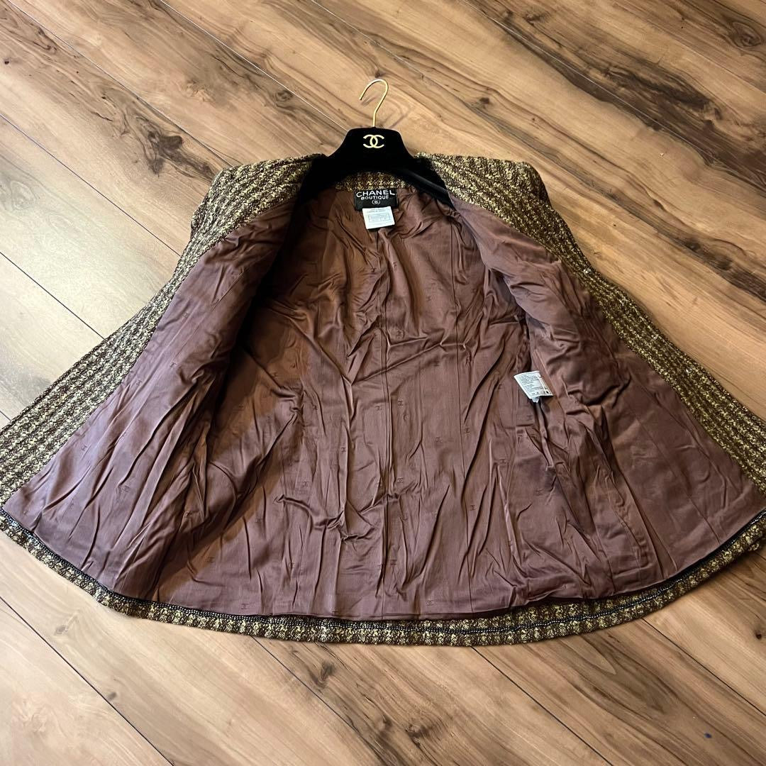 CHANEL 97A Tweed Jacket CC Mark