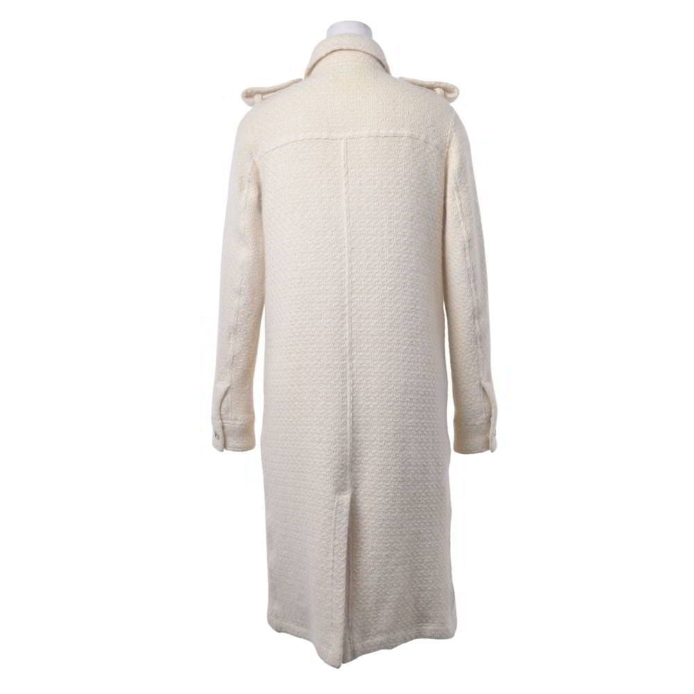 CHANEL 04A P24570V15045 Angora Blend Tweed Coat