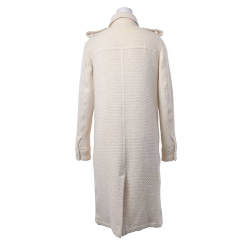 CHANEL 04A P24570V15045 Angora Blend Tweed Coat