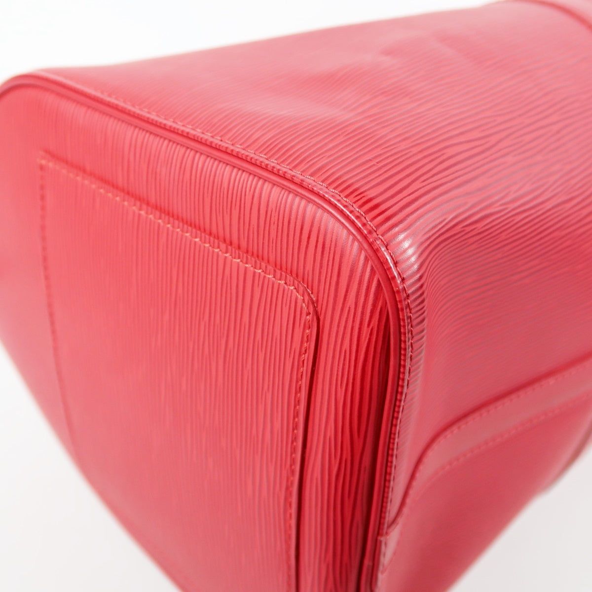 LOUIS VUITTON Keepall 45 Soft Epi Leather Boston Bag Red