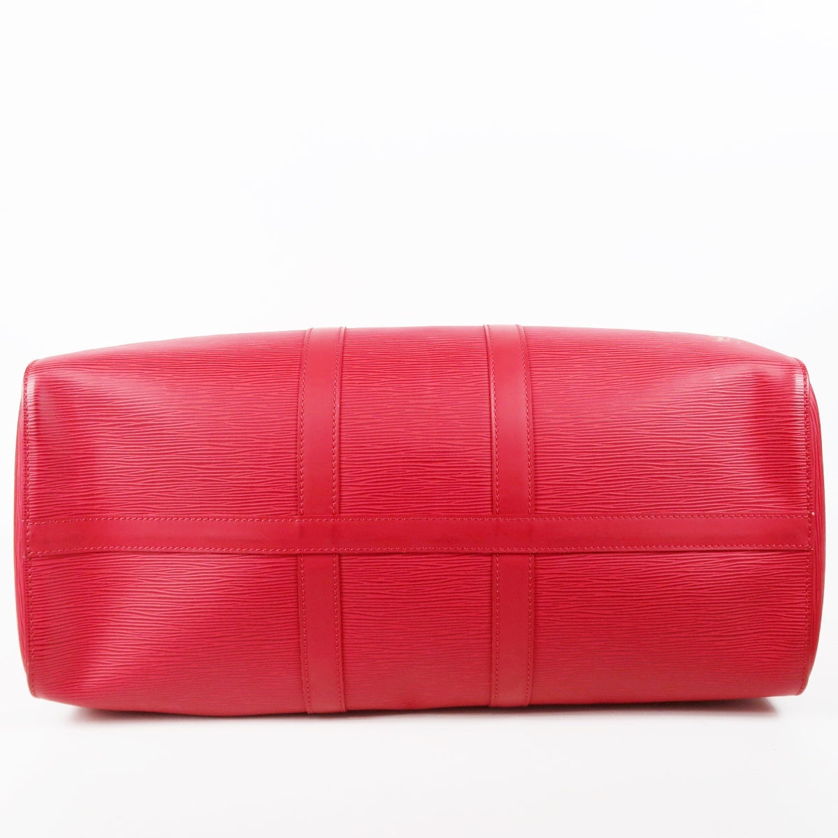 LOUIS VUITTON Keepall 45 Soft Epi Leather Boston Bag Red