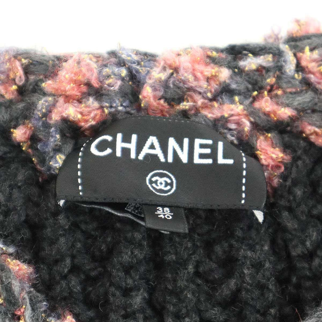 CHANEL 2022 Pre-Fall Cashmere Low-Gauge Knit Cardigan P72932K10474