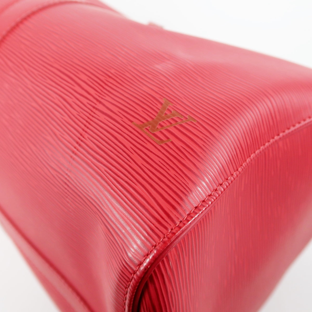 LOUIS VUITTON Keepall 45 Soft Epi Leather Boston Bag Red