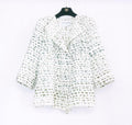CHANEL Ribbon Tweed Long Jacket