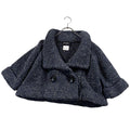CHANEL Tweed Knit Peacoat Cropped Mix Navy