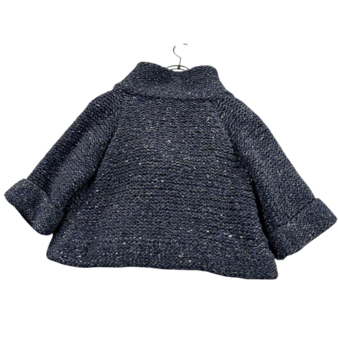 CHANEL Tweed Knit Peacoat Cropped Mix Navy