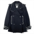 CHANEL Vintage 1994A Tweed Knit Peacoat P39397V28326