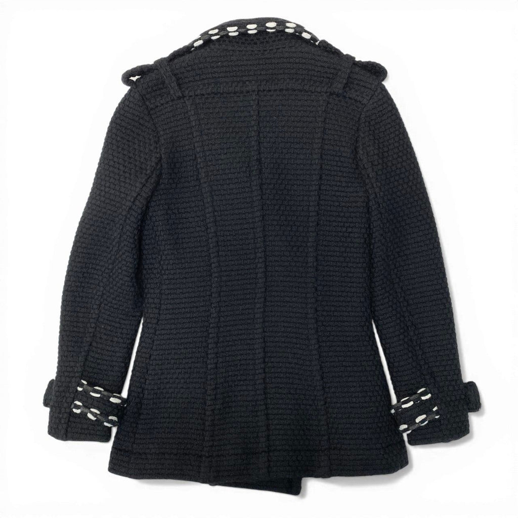 CHANEL Vintage 1994A Tweed Knit Peacoat P39397V28326