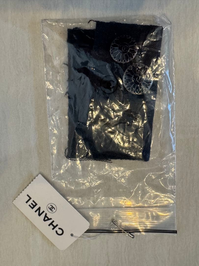 CHANEL Faux Mouton Long Coat Size 38