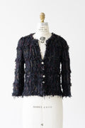 CHANEL Tweed Fringe Jacket