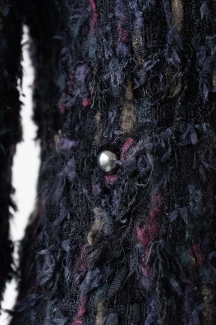 CHANEL Tweed Fringe Jacket
