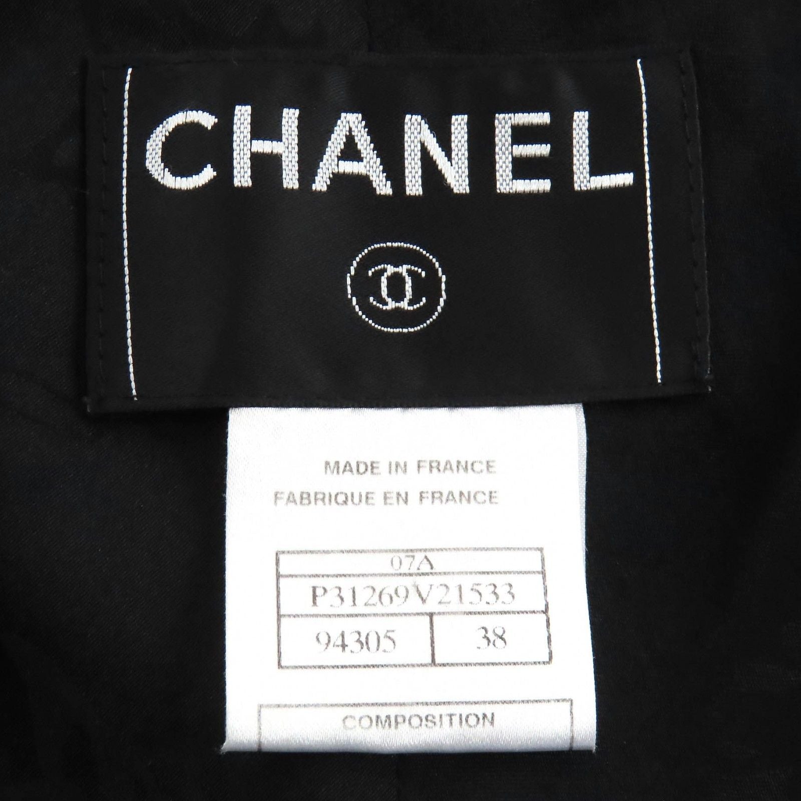 CHANEL 07A Coat Jacket  P31269V21533
