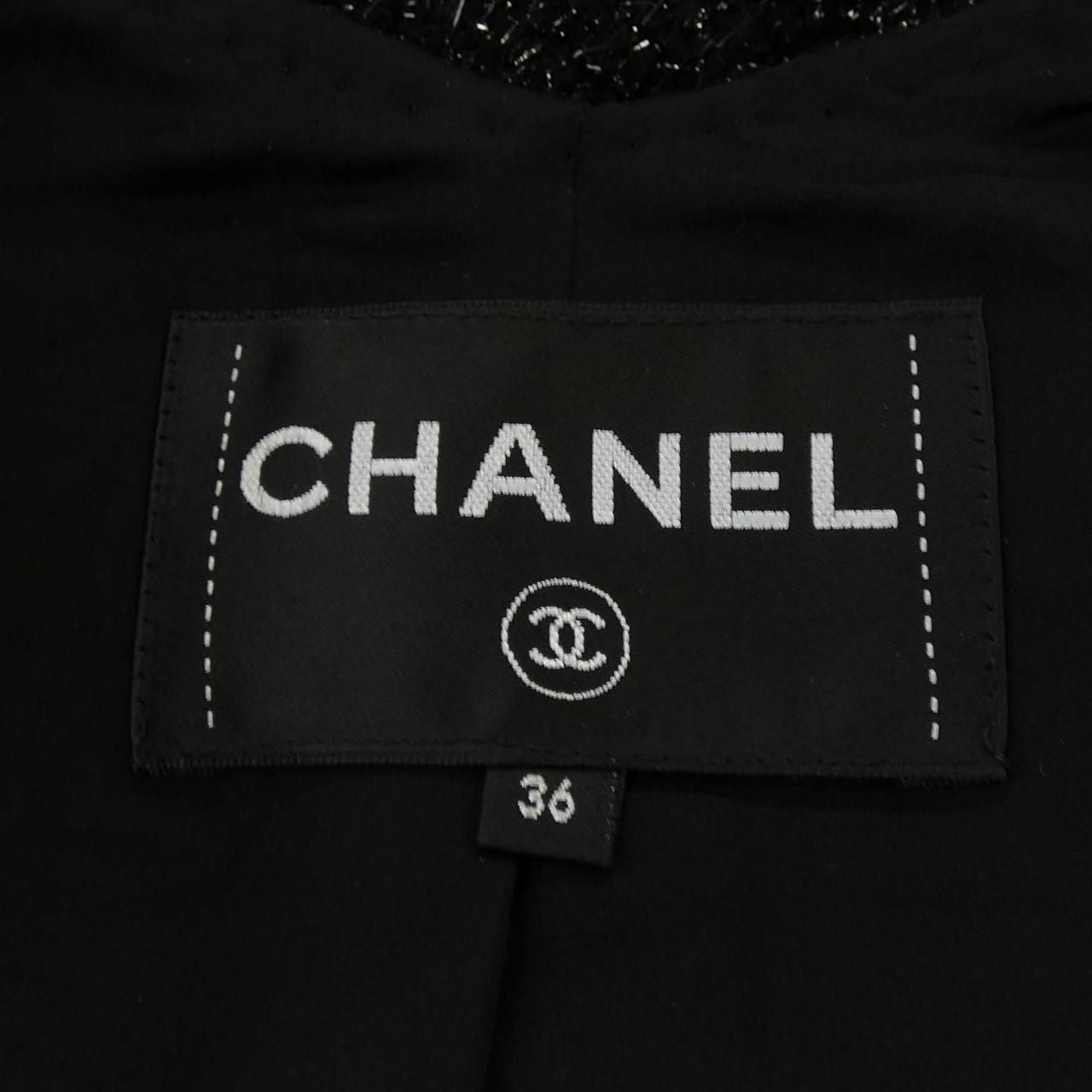 CHANEL P55057V37215 ノーカラージャケット サイズ36