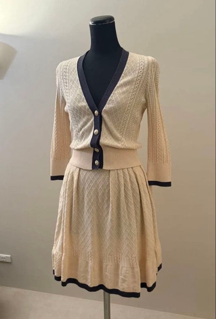 CHANEL Knit Setup (Top & Skirt)