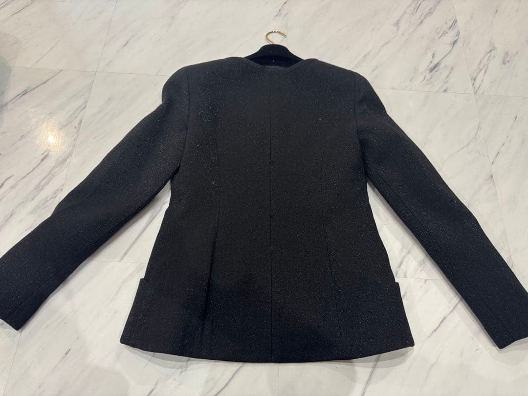CHANEL Black Double-Breasted Jacket
