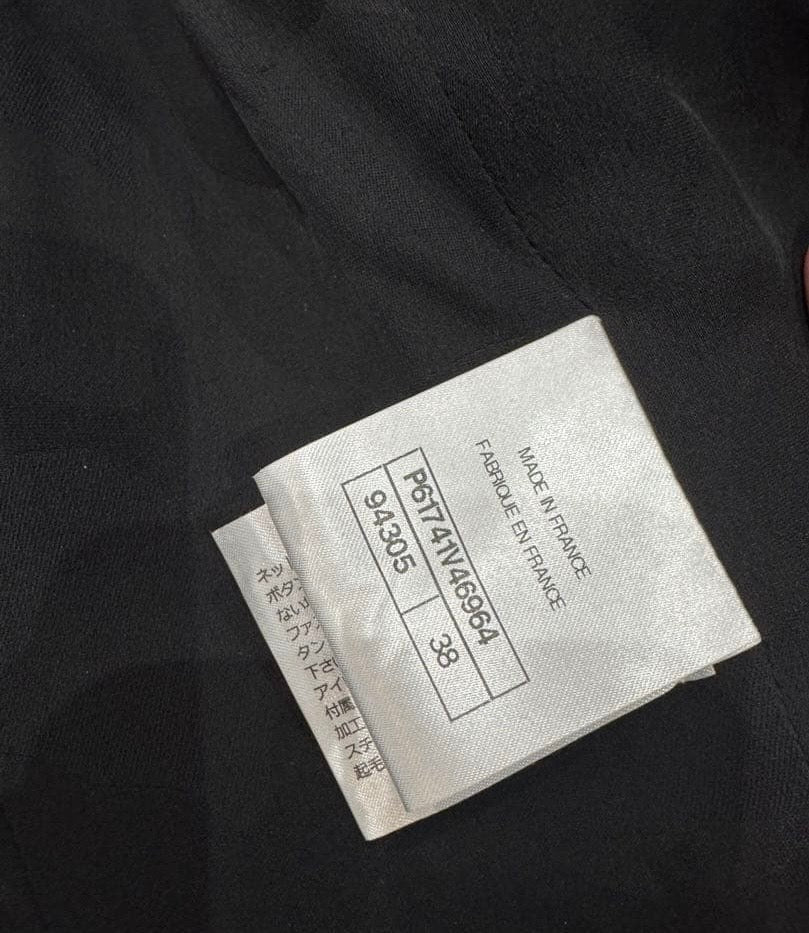 CHANEL Black Double-Breasted Jacket