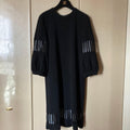 CHANEL Wool Dress with Inner Size 36 Black