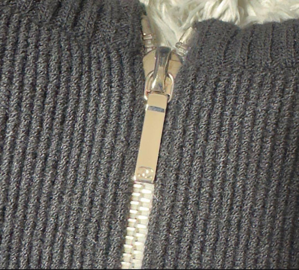 CHANEL Wool Dress with Inner Size 36 Black