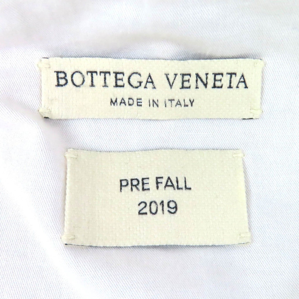BOTTEGA VENETA 2019 Pre-Fall Cashmere Turn-Up Cuff Single Coat Beige — Size 48