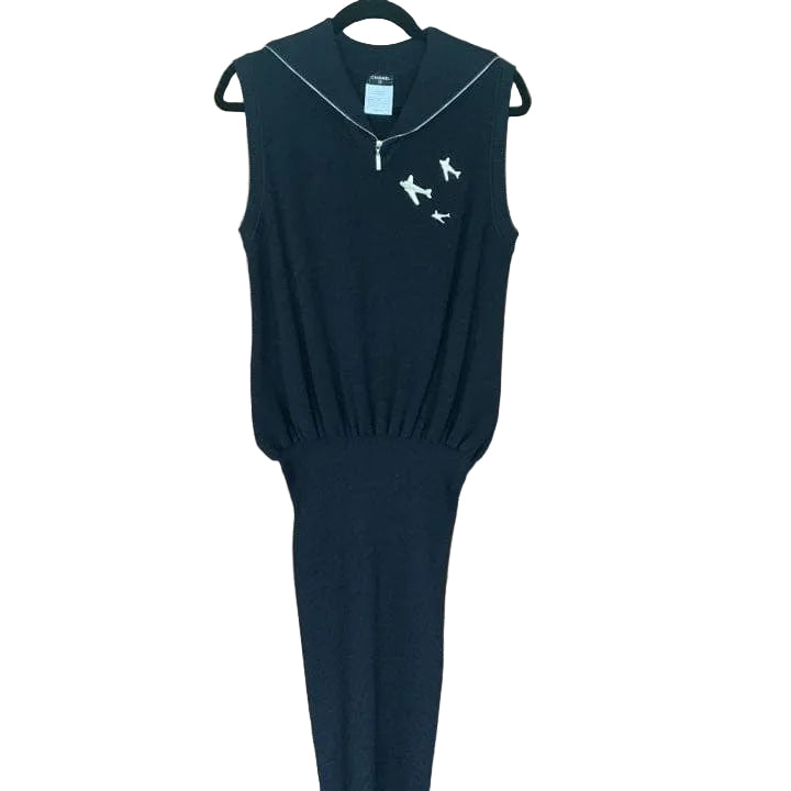CHANEL 08C Knit Dress Size 38