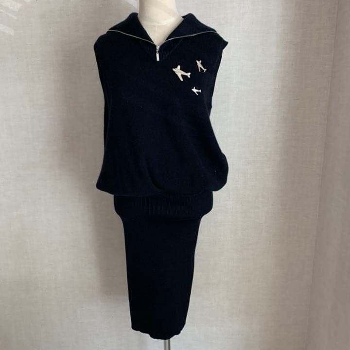 CHANEL 08C Knit Dress Size 38