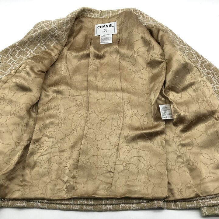 CHANEL P71267V62844 Jacket Size 36